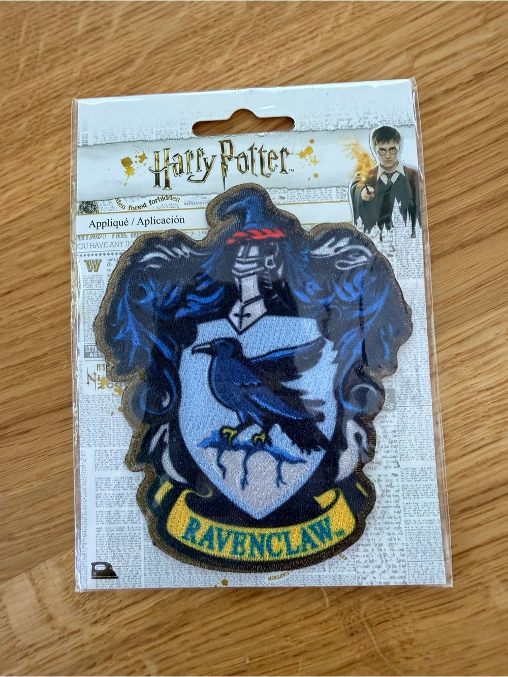 harry potter Ravenclaw Patch - Blue and Gold House Crest Applique